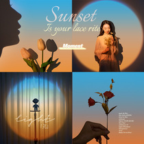 LED decorative lamp proposal room decoration scene props atmosphere projection background birthday photo ins net red creative