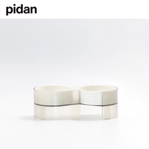 pidan cat bowl Double bowl Cat bowl set with shelf Tilting cat food bowl Cat water bowl Bowl for eating and drinking water