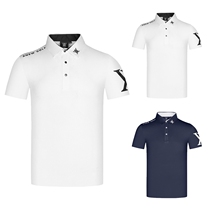 2021 golf clothing mens spring and summer short-sleeved T-shirt golf mens sports quick-drying sunscreen breathable short-sleeved