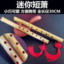 Dong Xiao Single section G-tune F-tune Eight holes Six holes Guizhu Mini short Xiao Childrens adults beginner ancient musical instruments A section Xiao