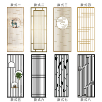 Light luxury iron screen living room Nordic hollow entrance entrance decoration restaurant bar card seat partition grid customization