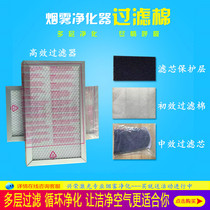 Laser Engraving Machine Smoke Purifier Filter Core Engraving Lettering Typewriter Air Purifier Seal Purifying Smoke Treatment