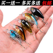 Luya bait Slow-sinking rock little fat bait Full swimming layer noise Mino freshwater fishing perch mandarin fish bait