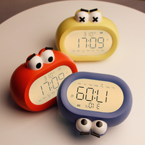 Cute cartoon talking children boys and girls small alarm clock students with timer dual-purpose new smart electronic clock