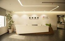 Company paint front desk reception desk Wood grain front desk Bar desk Welcome service desk cashier customization