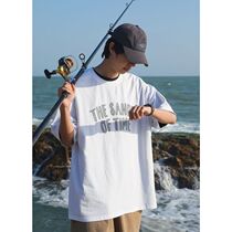 100%cotton summer couple short-sleeved T-shirt crew neck trend half-sleeve youth student Japanese top mens large size