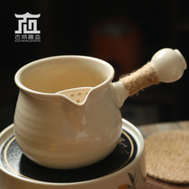 Dry barbecue tea canister side of coarse pot Japanese electric pot charcoal stove canned white black pu-bak teapot