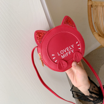 Korean baby shoulder shoulder bag little girl princess cute cat foreign fashion children small bag tide
