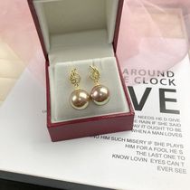 S925 Silver New Golden Phoenix Women's Natural Seawater Mother Shell Bead Earrings Earrings Earrings Earrings Not Pearl