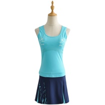 Badminton skirt Womens sports culottes Quick-drying tennis culottes skirt shorts skirt fake two skirts