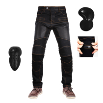 Summer breathable riding jeans motorcycle racing rider pants straight tube slim stretch stretch motorcycle anti-tumble pants