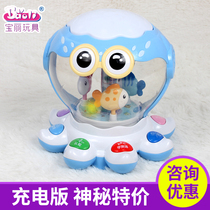 Polaroid Octopus Hand Clap Drum Baby 6yue Baobao can play 1-2 years old childrens early education Music Story Machine educational toy