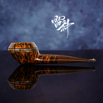 Thor Heather handmade pipe Flying saucer bull head straight pipe mens portable dry tobacco tobacco special accessories
