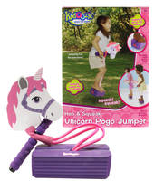 American Kidoozie childrens jumping pole bouncing device Jumping horse Sponge jumping music Bouncing Unicorn