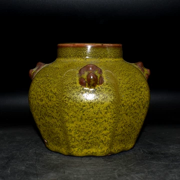蕎麦釉 茶葉末釉水盤 中国古玩 中国美術 唐物 擺件 蕎麦釉 茶葉末釉水盤 中国古玩 中国美術 唐物 擺件 蕎麦釉 茶葉