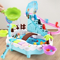 Fishing toy girl 3-4-6 birthday gift three or four weeks baby Development Intelligence 5 childrens puzzle multi-function