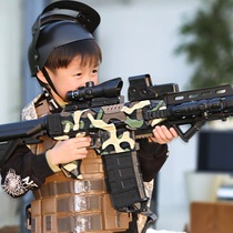 Soft bullet gun electric continuous m416 hand automatic pistol eating chicken pressure gun artifact full equipment childrens toys boy