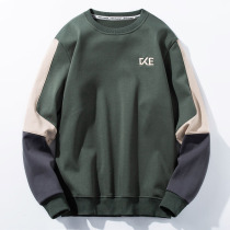 2021 New sweater mens Korean autumn dress thick loose Tide brand ins plus velvet spring autumn fashion top