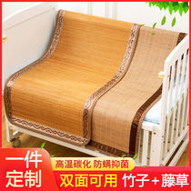 Child Splicing Bed Cool Mat Baby Mat Child Bed Nursery School XI Summer Bifacial Students Afternoon Nap Bamboo Mat
