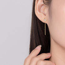 Advanced Sensation Earrings 2022 New South Korea Nets Red Temperamental Tide Elk Earner Wire Ear Accessories Women Deer Corner Round Face