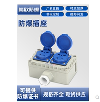 Explosion-proof socket 10a 16a industrial plug socket 220V five-hole switch socket 86 waterproof concealed surface installation