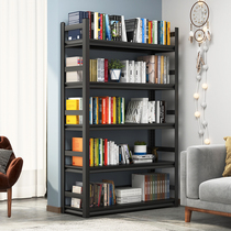 Home Simple Fencing Bookshelves Iron Art Balcony Containing Shelf Shelves Multilayer Bookcase Floor Children Plotter Book Shelf