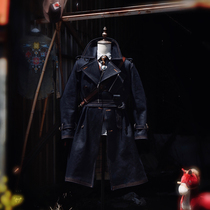 1850s First Battle Coat English VINTAGE 22oz heavy red ear tannin long knee trench trench coat
