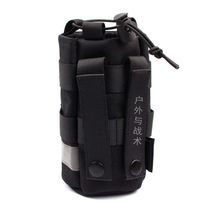 1000D CORDURA reflective strip warning water bottle set outdoor riding mountaineering MOLLE Tactical Water Cup hanging bag