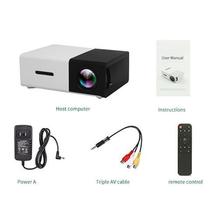 Mini projector HD portable home video player HDMI USB small