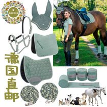 German direct mail new limited pure glacier green horse cushion saddle cushion tied horse cage head