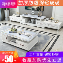 Eurostyle TV cabinet tea table combination suit minimalist modern cabinet living-room bedroom TV cabinet main-bedroom cabinet ground cabinet