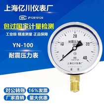 YN100 vibration-proof pressure gauge 0-1 6 2 5 4 6 10 16 25 40 60MPA seismic vibration-proof pressure gauge