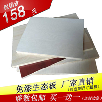 Paint-free ecological board custom processing and decoration wood board paint-free board indoor home decoration wood double-sided board wardrobe