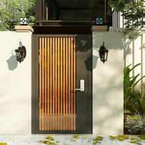 Stainless steel aluminum alloy Villa courtyard door double door outdoor door single door door small courtyard house fence garden door