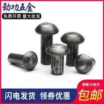 M2M2 5M3M4M5 Iron color GB867 round head iron rivets Semi-round head solid rivets 1 kg price 50% off