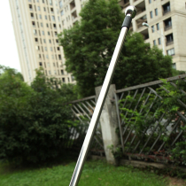 Flag flag flagpole stainless steel flagpole 2 meters 2 6 meters hand telescopic flagpole aluminum pole 2 meters 2 8 meters with 2-4 flags
