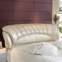Headboard soft leather leather leather new European style modern minimalist American headboard 1 8 single double bed head single sale