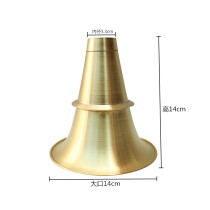 Flagship store] Hengshan Suona bowl eldest son suona bowl brass suona bowl brass bowl folk suona bowl Hunan spp