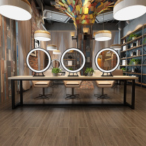 Hairdressing shop mirror table hairdressing desk hair salon double-sided mirror table photo studio dressing table