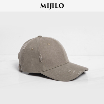 Mijilo MIJILO made old hole hat Mens and womens street tide hat Korean version of the hat