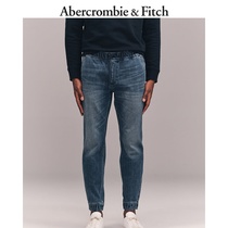 Abercrombie & Fitch male clothing tightness waist bunches foot jogging jeans 304138-1AF