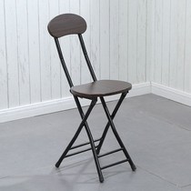 Folding chair backrest chair Small passbook folding chair Portable activity stool Home can be stored multi-functional thickened household