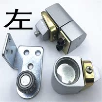 Ground shaft KFC McDonalds frame push-pull aluminum alloy door hinge kfc flat door hinge hinge accessories Ground shaft