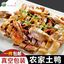 Hubei specialty air-dried duck plate duck Farmers homemade cured duck marinated salted duck bacon local specialty cured dry goods