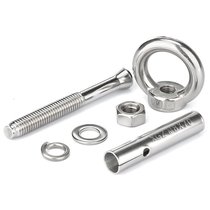  Screw ceiling fan light ring fixed triangle pull ring Nut Traction sandbag special ring Hook-shaped inner expansion hook