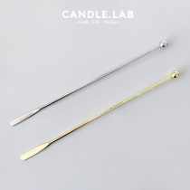 CANDLE LAB) Metal gold silver chromized wax toning stirring stick candle making stirring tool