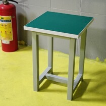 Anti-static stool factory workshop assembly line industrial workbench square stool steel pipe iron stool customized thickening