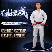 High quality ITF Taoist children adult white collar itf taekwondo suit training suit autumn and winter gifts