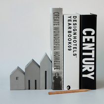 Cement silicone mold stationery pen holder pendulum mold clear water concrete book by stationery ornaments silicone mold