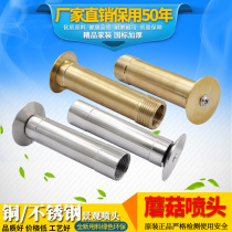 All copper 304 stainless steel mushroom hemispherical nozzle Fountain fountain rockery landscape nozzle Water fountain nozzle